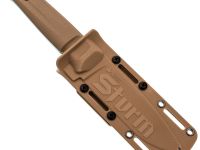 Тактический нож Kizlyar Supreme Sturm, сталь AUS-10Co, рукоять G10, песочный