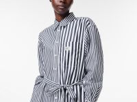 Женское платье-рубашка Lacoste оверсайз