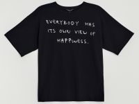 Футболка с принтом из хлопка