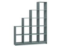 Стеллаж Бруно 2-162x210 Серо-зеленый