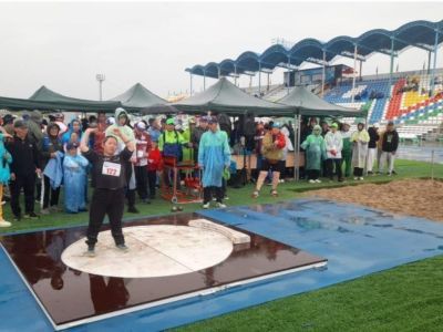 В Амге определили чемпионов спартакиады «Дьулуур» по бегу и толканию ядра