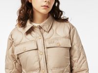 Женская стёганая куртка Lacoste с нагрудными карманами