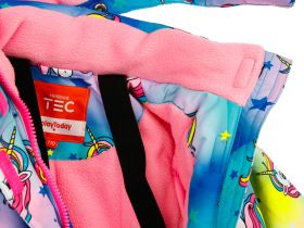 Комбинезон текстильный с полиуретановым покрытием для девочек