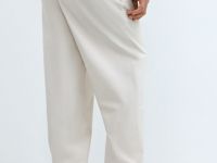 Брюки из микротвила, Белый