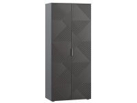 Распашной шкаф Шелтон 2-91x212 Графитовый