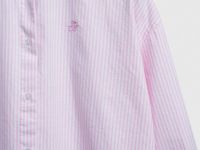 Свободная рубашка из хлопка Оксфорд, Розовый