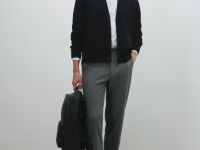 Кардиган из мягкой пряжи, Черный