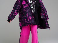 Куртка текстильная с полиуретановым покрытием для девочек