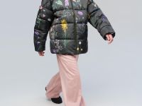 Куртка текстильная с полиуретановым покрытием для девочек