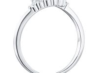 Кольцо из белого золота с бриллиантами э4701кц08210009