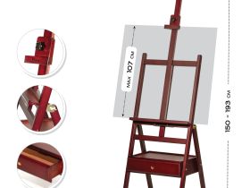 Мольберт Pinax "Студия SE-01AR" цвет красное дерево, бук