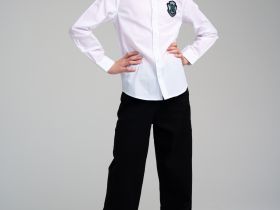 Сорочка текстильная для мальчиков (regular fit)