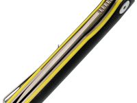 Складной нож Капрал Техно, сталь VG-10, рукоять G10 черно-желтый