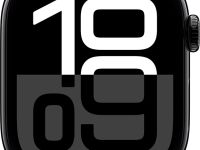 Умные часы Apple Watch Series 10 42mm Aluminum Case Jet Black с чёрным ремешком S/M (без SIM)