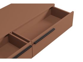 ТВ-тумба подвесная Кимбол 160x20 Терракотовый