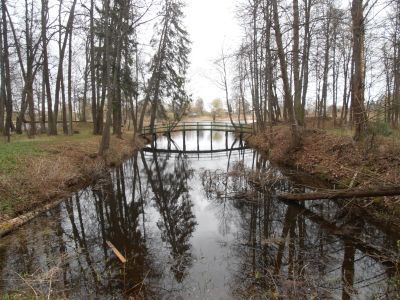 Парк, пруд, бухта-канал