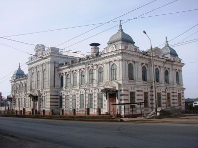 Здание Алафузовского театра (Здание льноткацкой фабрики Алафузова, где рабочие собирались на многочисленные митинги (1905 г.)