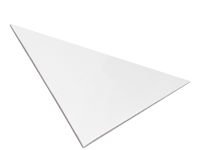 Холст на картоне "Сонет", треугольный, стороны 20 см, 280 г, 100% хлопок, акриловый грунт, среднее зерно