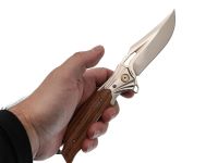 Складной нож Витязь B5292D, сталь Дамаск, рукоять древесина