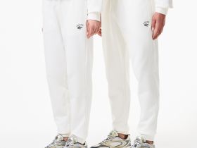 Спортивные хлопковые брюки Lacoste унисекс