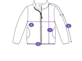 Куртка трикотажная для девочек