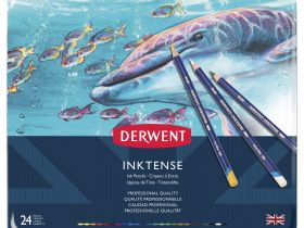 Набор карандашей чернильных Derwent "Inktense" 24 цв в метал кор