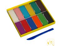 Набор пластилина Гамма "Юный художник" 12 цветов, 168 г, со стеком, картон. упаковка