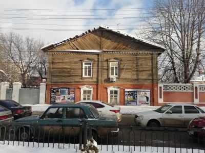 Здание больницы и общежития, 1887 г.