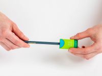 Точилка с контейнером Малевичъ, зеленая