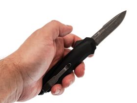 Автоматический фронтальный выкидной нож Rame (Black Stonewash, Black) - Shifter