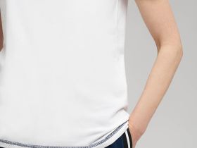 Футболка облегающего кроя из джерси