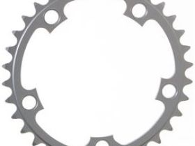 Звезда системы Stronglight Type S 7075-T6 для стандартных двойных шоссейных систем 9/10 (черный 38 BCD 110 мм)