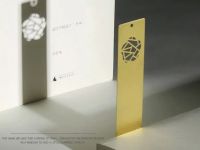 Закладка для книг "Если решишься расцвести пышным цветом, то свежий ветер налетит сам" (латунь)