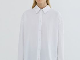 Рубашка из хлопка, Белый