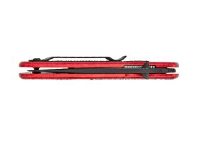 Нож KERSHAW Blur 1670K50W, сталь BDZ-1, рукоять алюминиевый сплав (6061 T-6) / Trac-Tec красно-черный
