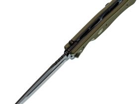 Складной нож Офицерский-С, сталь D2, рукоять пластик, зелёный