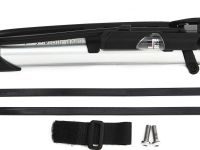 Компактный насос GIYO GM-61 с манометром, шлангом и ножным упором (серебристый)