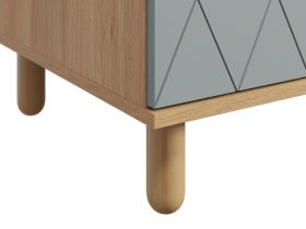 Витрина Теджонс 2-93x204 Ромб Мятный