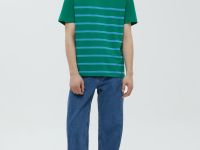 Футболка из хлопка в полоску