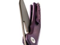 Складной нож Dr.Tech D4281P, сталь M390, рукоять TC4, фиолетовый
