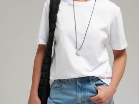 Удлиненная футболка прямого кроя