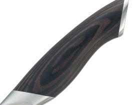 Нож кухонный для овощей Okroshka Truffle 9.5 см, сталь 9cr18mov, рукоять Pakka Wood