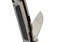 Складной нож Mr.Blade Style stonewashed сталь N690, рукоять Grey Titanium