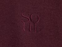 Джемпер с воротником-стойкой на молнии, Фиолетовый