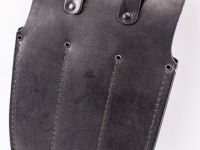 Ножны-чехол для 3-х спортивных ножей кожаные, черные
