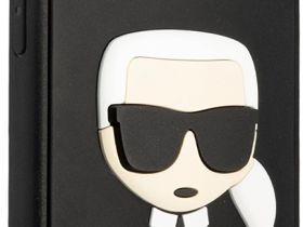 Клип-кейс Karl Lagerfeld 3D для Apple iPhone 14 Plus Чёрный