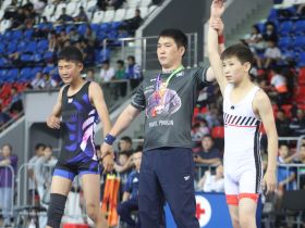 Масштаб впечатляет. Ковёр Павла Пинигина собрал тысячу юных борцов