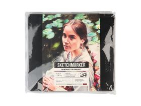 Набор карандашей акварельные Sketchmarker Портрет 24 цвета