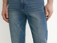 Зауженные джинсы, Синий