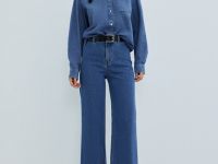 Джинсовая рубашка, Синий